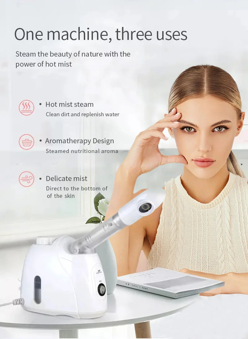 Portable facial steamer