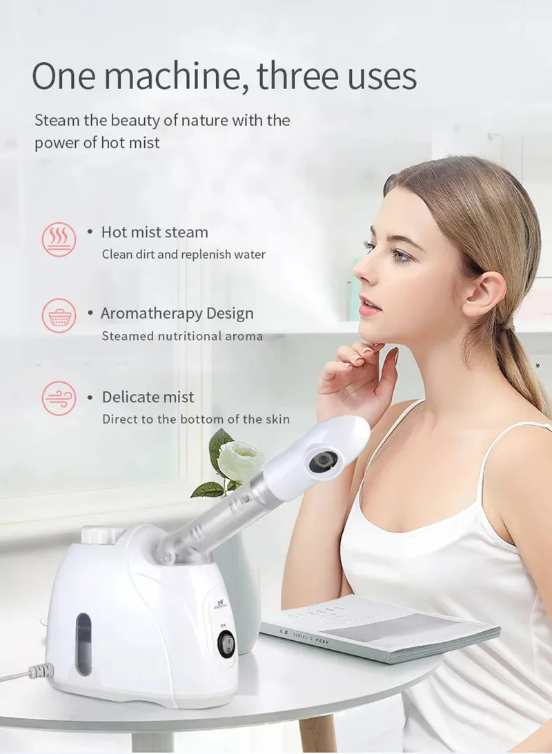 Portable facial steamer